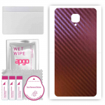 apgo skin sticker film foil vinyl for the BACK compatible with OnePlus 3, scratch-resistant, easy to install - Carbon Chameleon CAKA5
