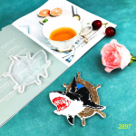Resin Coaster Molds Epoxy Decorative Flexible craft for Gift DIY