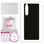 apgo Protective Skin Sticker for the back compatible with Sony Xperia 1 II, Wrap Film, Foil, Vinyl - Pattern Matrix
