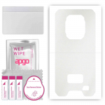 apgo Protective Skin Sticker for the back compatible with Ulefone Armor 9, Wrap Film, Foil, Vinyl - Pattern Matte Transparent