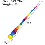 Rainbow Tail Ball Keskkonnas&otilde;bralikust riidest liivakott Meteor Ball Safe Catch Saba Pehme Pall Lasteaia Kooli Sensoorse Treeningu Laste M&auml;nguasi 1pcs random