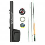 Kylebooker Lend&otilde;nge Komplekt 3/4/5/6/7/8 Kaaluga Algaja Lend&otilde;nge Ritv ja Rullide Komplekt koos &Uuml;he Reiskohvriga 3wt 7'6''4pc Rod,3/4 Reel roheline