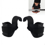 2x Weight Lifting Hooks Wrist Straps Support Weightlifting for Fitness Pull up Bar