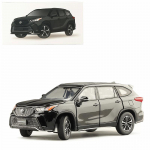 1/32 Toyota Highlanderi linnamaasturi liiklusmudel survevalu ja m&auml;nguasja metallist maastikut&ouml;&ouml;riistad autosimulatsioon helivalgustus kingitused 1/32-Size:15*7*6cm must