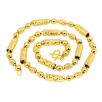 Meeste kaelakee Messing Vaskuumkatmine 24K Kuld &Otilde;&otilde;nes Toru Seiko Auto Lill Kaelakee 8MM