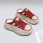 Naiste vabaaja platvormiga sussid, hingavad v&auml;ljal&otilde;igetega jalatsid, jalutusketsid, sportlikud rannasandaalid, pl&auml;tud, suvised libisemiskindlad avatud kannaga ketsid naistele 39