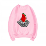 See ei ole arbuusi dressipluus Peace and Love Hoodie Naljakas arbuusi dressipluusid Unisex t&auml;navar&otilde;ivad pulloverid XXXL