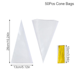 L&auml;bipaistvad kandilised kommikotid Plastist tsellofaanist pakend kommibatoon Pulma s&uuml;nnip&auml;evapeo kaunistus Kingitused Lastele as shown