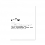 S&otilde;nam&auml;&auml;ratlus plakatid, kohv, l&otilde;uend, maalimine, tsitaat seinakunst Minimalistlik naljakas kingitus seinapildid kaasaegne kaunistus 21x30cm No Framed