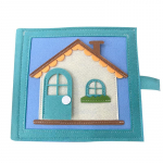 V&auml;ikelaste Montessori h&otilde;ivatud raamat 3D beebijuttude riidega tegevused raamatulaud Koolieelne &otilde;pe Haridus Reisim&auml;nguasjad juturaamatu jaoks