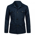 Meeste mantlid Safari Jope Lina Briti Retro Gentry &Uuml;likond Taskud &Uuml;ler&otilde;ivad Mood &Uuml;hev&auml;rvilised Meeste Topid 2XL