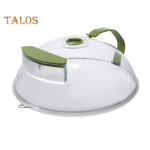 Mikrolaineahju toidukate koos veeaurutiga integreeritud k&auml;epidemega pritsmekaitse taldrikukatted k&ouml;&ouml;gividinad tarvikud A