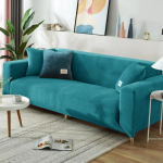 Velvet pl&uuml;&uuml;sist diivanikatted 1/2/3/4 istmed žakaarv&auml;rvi tahke diivanikate L kujuga diivanikate kaitsepingi katted 1 SEAT (90-140CM)