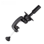 1 tk reguleeritav mudel mannekeeni treeningpea paruka aluse hoidik laua lauaklamber must v&auml;rv must