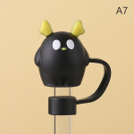 Silikoonist tihendusk&otilde;rrekork Korduvkasutatav joogitolmukork Multifilmi pistikud n&auml;pun&auml;ited kate &uuml;likond k&ouml;&ouml;gitass isetegemise tarvikud