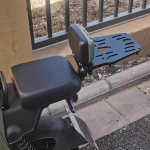 Elektrijalgratta tagumine pagasiruumi kronstein, pikendatud riiulikinnitus alusplaadi sabatugi must