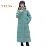 Naiste puuvillane mantel kapuutsiga pikkade varrukatega taskud k&uuml;ljelt l&otilde;hikuga sulejope &Uuml;hev&auml;rvilised taskud, paksendatud vabaaja v&auml;lir&otilde;ivad L