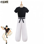 Anime Jujutsu Kaisen Fushiguro Toji Cosplay Kost&uuml;&uuml;m T&auml;iskasvanud Unisex L&uuml;hikeste Varrukatega T-s&auml;rk P&uuml;ksid &Uuml;likond Halloween &Uuml;htne Peokost&uuml;&uuml;m L