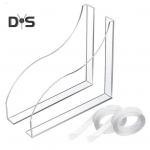 2 tk. Isekleepuvad du&scaron;ipritsmekaitsed, kergesti paigaldatavad, l&auml;bipaistva disainiga akr&uuml;&uuml;list du&scaron;ikaitsed, vanni nurga pritsmekatted 2pcs