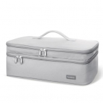 F&ouml;&ouml;ni hoiukott, kahekihiline, suure mahutavusega kaasaskantava k&auml;epidemega t&otilde;mblukk, &uuml;hev&auml;rviline reisimine naiste f&ouml;&ouml;ni tarvikud. hall