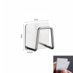 Roostevabast terasest kleepuv kraanikauss koos konksudega vannitoa ja k&ouml;&ouml;gi hoiustamiseks 1 piece