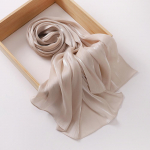 Hingav ja lahe Island Satin Smooth Crepe Long Sall Bright Silk Sall Peasall 70*175CM