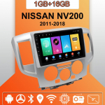 Android Carplay autoraadio NISSAN NV200 jaoks 2011-2018 Multimeediumipleieri peaseade Stereo GPS-navigatsioon BT WIFI 2+32GB 1+16GB