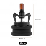 Rotary WDT t&ouml;&ouml;riistad, espressosegisti jaotust&ouml;&ouml;riist Baristale, 8 n&otilde;ela espressokohvisegisti koos alusega 58MM must