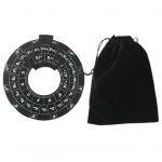 Kitarri akordi ratas Fifths Wheel kaasaskantav meloodiat&ouml;&ouml;riist Lihtsalt kasutatav muusikateooria &otilde;ppevahend muusikutele laulude kirjutamiseks must