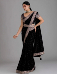 Naiste India traditsiooniline SarI pluus Bollywoodi disaineri etniline riietus uhke saree XS-34