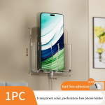 Mobiiltelefoni seinahoidik Universaalne mobiiltelefoni laadimise salvestuskarp Organiseerija teleri kaugjuhtimispult rippuv statiiv Laadimisdokk puhas