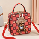 Nahast Kantav Naiste Kott 2024 Luksuslik Mood Daamide K&auml;ekotid Kvaliteetsed Naiste &Otilde;lakotid V&auml;ike Ruudukujuline Kott 18x9x18cm