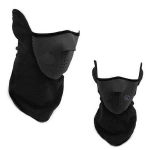 Chaud Visage Masque Paintball V&eacute;lo Moto Anti Froid Masque Noir C0884E