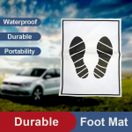 25/50 tk &Uuml;hekordsed auto jalamatid Kaasaskantavad paberist s&otilde;iduki jalapadjad kaitseks &Uuml;hekordsed automatid Paberist m&auml;&auml;rdumisvastane matt 25PCS