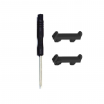 T&ouml;&ouml;riist + pistik Amazfit T-rex 3 T-rex3 nutikella konnektori kruvivarda adapteri PIN-kella tarvikud 1Screw Rod+2Connector must/h&otilde;be
