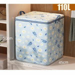 1 tk Cartoon Daisy mustriga hoiukarp Suure mahutavusega t&otilde;mblukuga korraldaja Mitmek&uuml;lgne tolmukindel konteiner riiete hoiukott