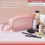 Suure mahutavusega m&auml;rg- ja kuivkosmeetikakott - kaasaskantav 2023. aasta reisitarvete korraldaja naistele small thick must