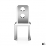 Mootorratta amortisaatori k&otilde;rgus Adapteri osade konks ATV jaoks. valge