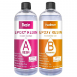 Kristallselge epoks&uuml;vaigukomplekt Lauaplaatide valamine ja katmine Kunst-ehteprojektid Ise-tegemise trumlid k&auml;sit&ouml;&ouml;vormide segu 1:1 Suhe