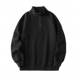 Meeste s&uuml;gistalvine kampsun poolt&otilde;mblukuga krae lahtine &uuml;hev&auml;rviline lahtised pikad varrukad Retro Raglan &otilde;lgadega vabaaja igap&auml;evane riietus L tumehall v&auml;rv