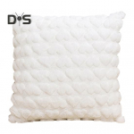 Viska Padjap&uuml;&uuml;r 3D S&uuml;damemustriga L&uuml;hike Palus Peidetud T&otilde;mblukuga Sulgur Padjakate Magamistoa Elutoa Diivan Uusaasta Peokaunistus Padja kate 45x45cm valge