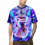Vegeta spordipluus 100-5XL Goku hiphop T-s&auml;rk meestele Cosplay T-s&auml;rgid &uuml;lisuured r&otilde;ivad mood anime Y2k L