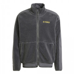 Adidas X Terrex X National Geographic FW24 National Geographic Jakk Seisukrae Lahtine Vabaaja Pikkade Varrukate Fliisjakk Unisex Jakk Tumehall JJ4356 2XS