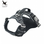 TAILUP 1000D Oxfordi riidest helkurrihm lemmikloomade koerte rakmed teeninduskoera vest vertikaalse k&auml;epidemega reguleeritava koera kaelarihmaga keskmistele koertele M