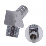 45 Degree Heater Hose Intake Pipe Fitting,Hose Barb Push on Fitting Adapter Assembly Replaces