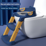 Laste kokkupandav r&otilde;ngaga tualettredel &ndash; sobib poistele ja t&uuml;drukutele hard pad kollane/sinine