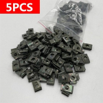 Auto metallkruviklambrid, segatud komplekt U-t&uuml;&uuml;pi kinnitusklambrid kruviga, roostevastane poritiiva kaitseraua kaitse lukk, raudplekist kruvi