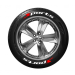 3D-autorehvide kleebised Sportautode rehvide kleebised velgede kirjaga kleebised Spordi isetegemise rehvikirjadega kleebised enamiku autode/mootorrataste jaoks