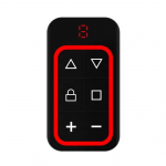 8-&uuml;hes garaažiukse avaja paljundusaparaat 300MHz-915MHz taaslaetav kaugjuhtimispult mitme sagedusega koodihaaraja Clone Gate kaugjuhtimispult
