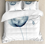 Lilleline tekikott moonidega Elavad kroonlehed Pungad Pastoraalne puhtus Looduskujundus Dekoratiivsed voodiriided Punane Roheline naistele t&auml;iskasvanutele 173x218cm 2pcs